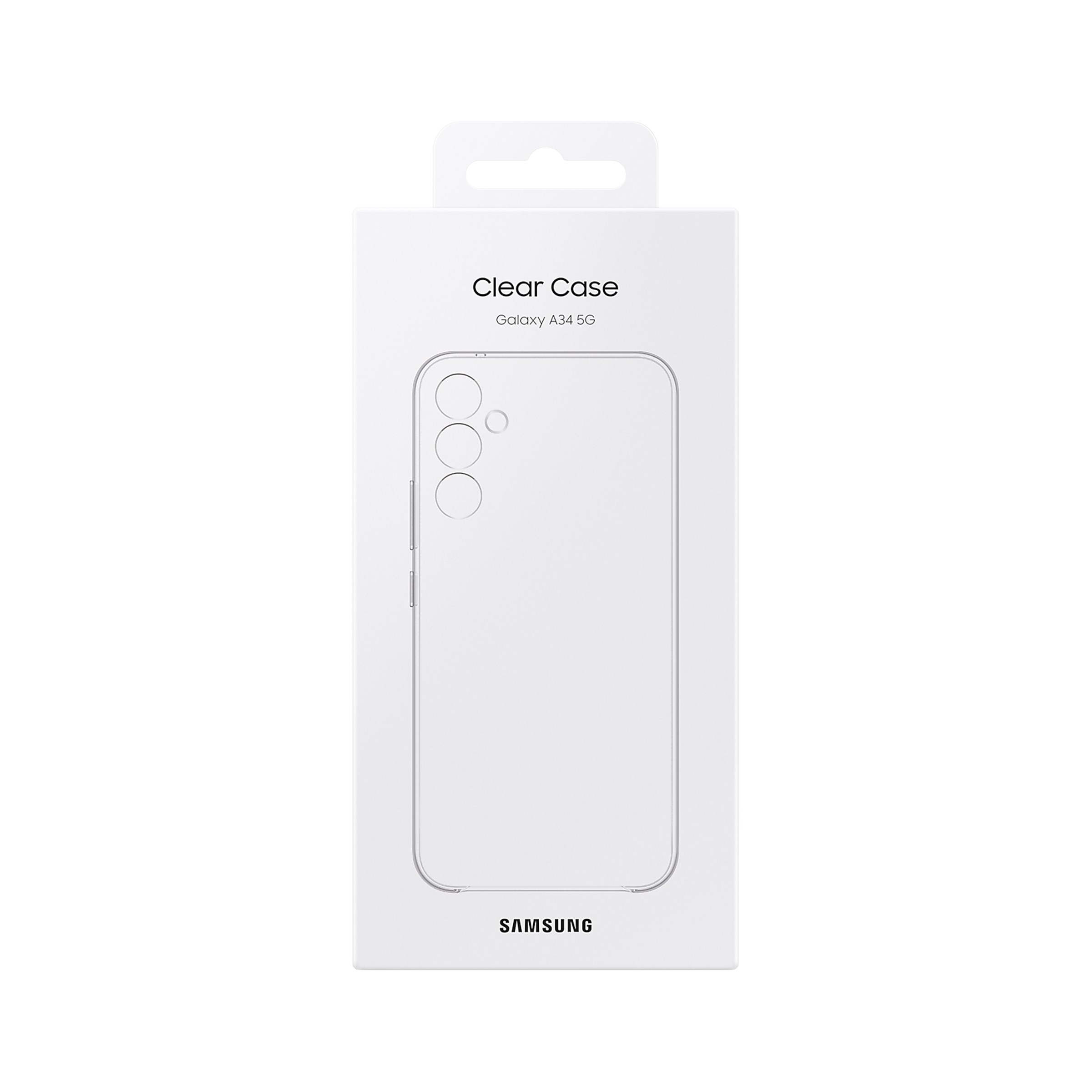 SAMSUNG Back Cover for Galaxy A34 (Scratch Resistant, Transparent) SAMSUNG Back Cover for Galaxy A34 (Scratch Resistant, Transparent)_4