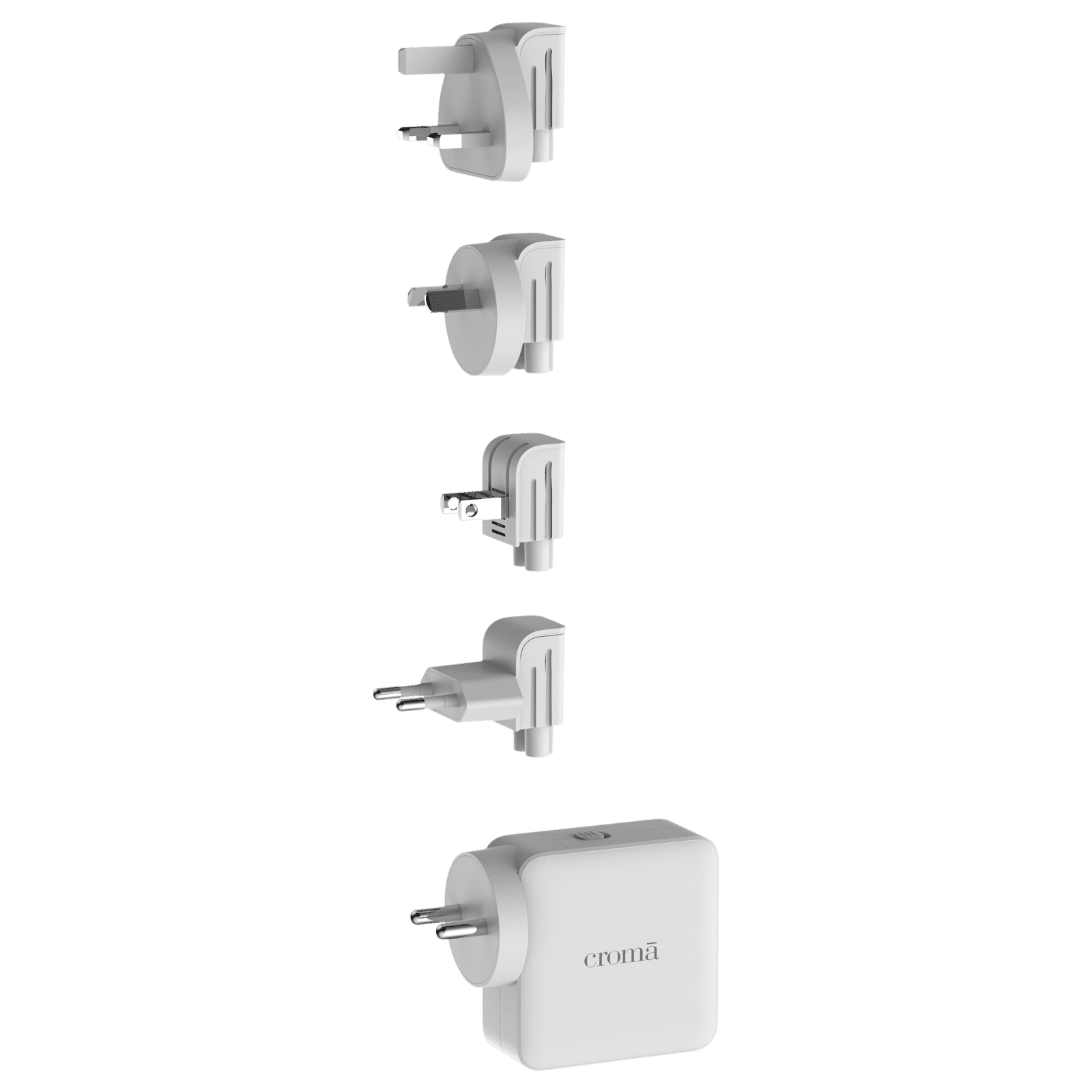 Croma 65W Type C 2-Port Fast Charger (Adapter Only, Advance GaN Technology, White) Croma 65W Type C 2-Port Fast Charger (Adapter Only, Advance GaN Technology, White)_7