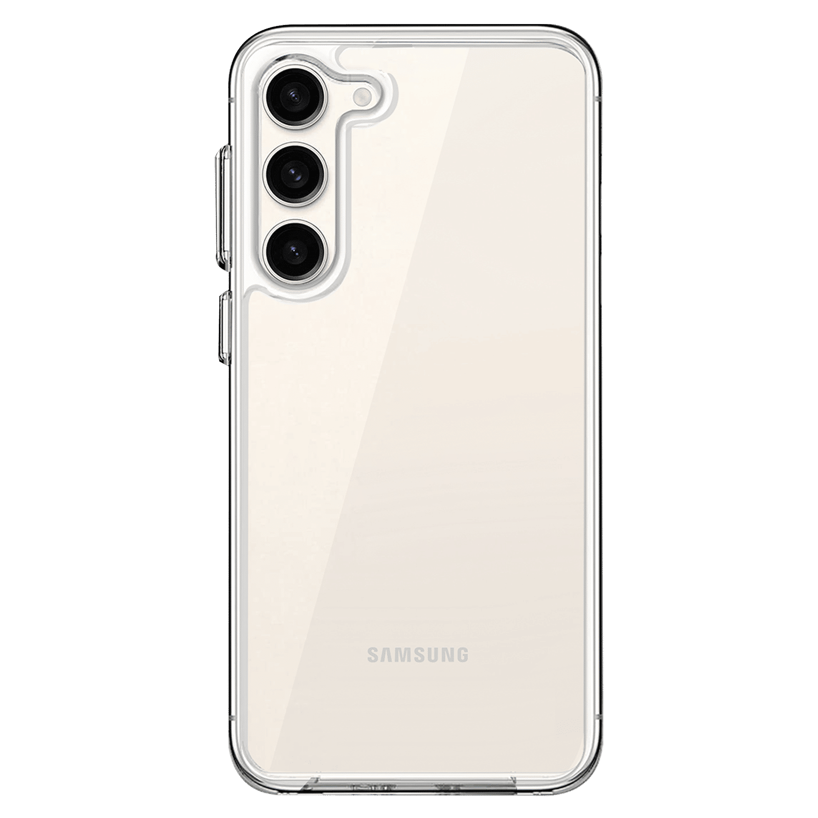GRIPP GR-S23-CLR Hard Silicon Back Case for Samsung S23 (Anti-bacterial Technology, Transparent)_3