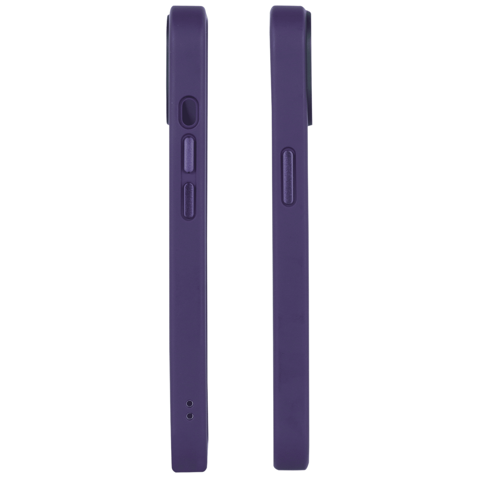 Croma Polycarbonate & TPU Matte Back Case for Apple iPhone 14 (Apple Compatible, Purple)_4