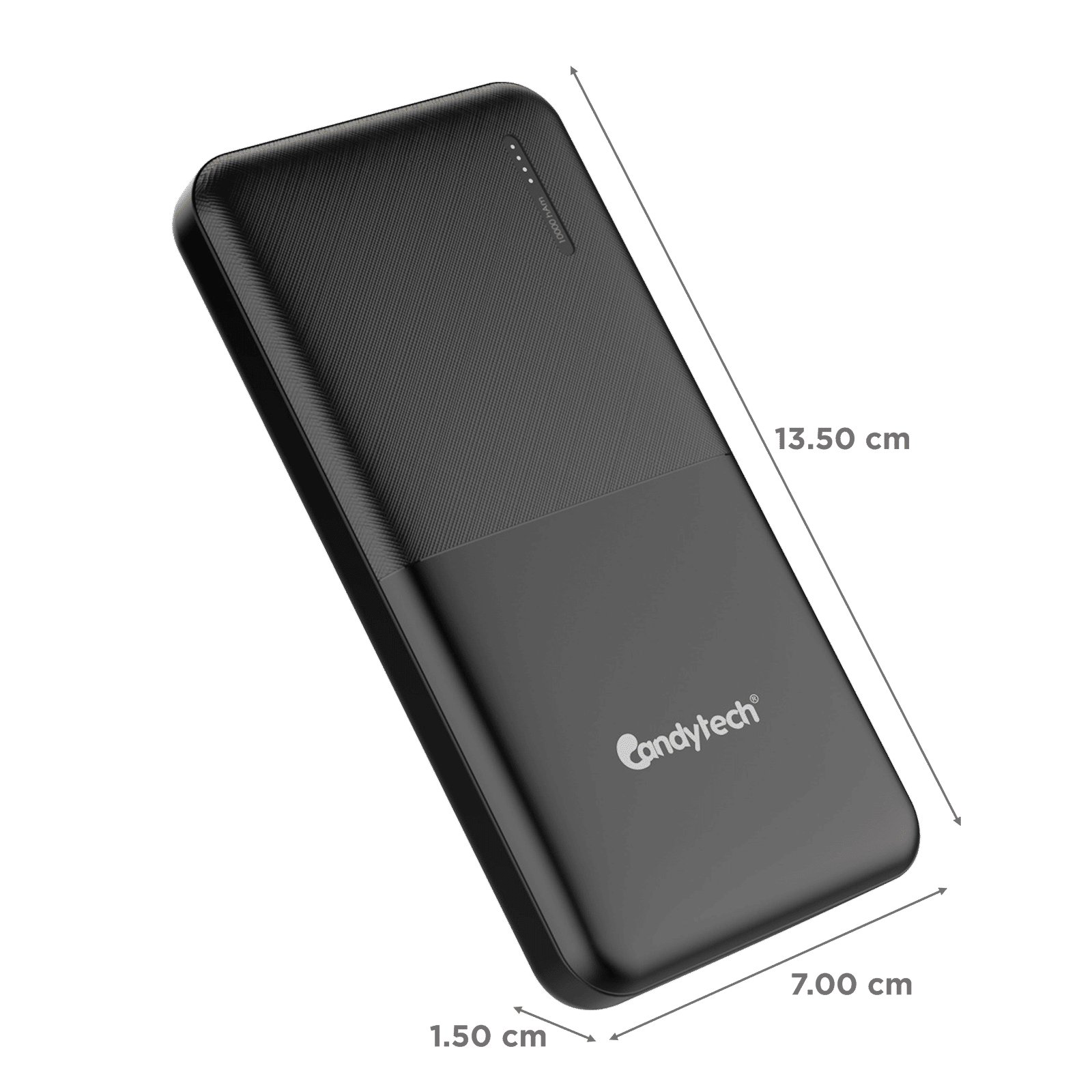 Candytech CTPB10B 10000 mAh 14W Power Bank (2 Type A Ports, Over Charge Protection, Black) Candytech CTPB10B 10000 mAh 14W Power Bank (2 Type A Ports, Over Charge Protection, Black)_2