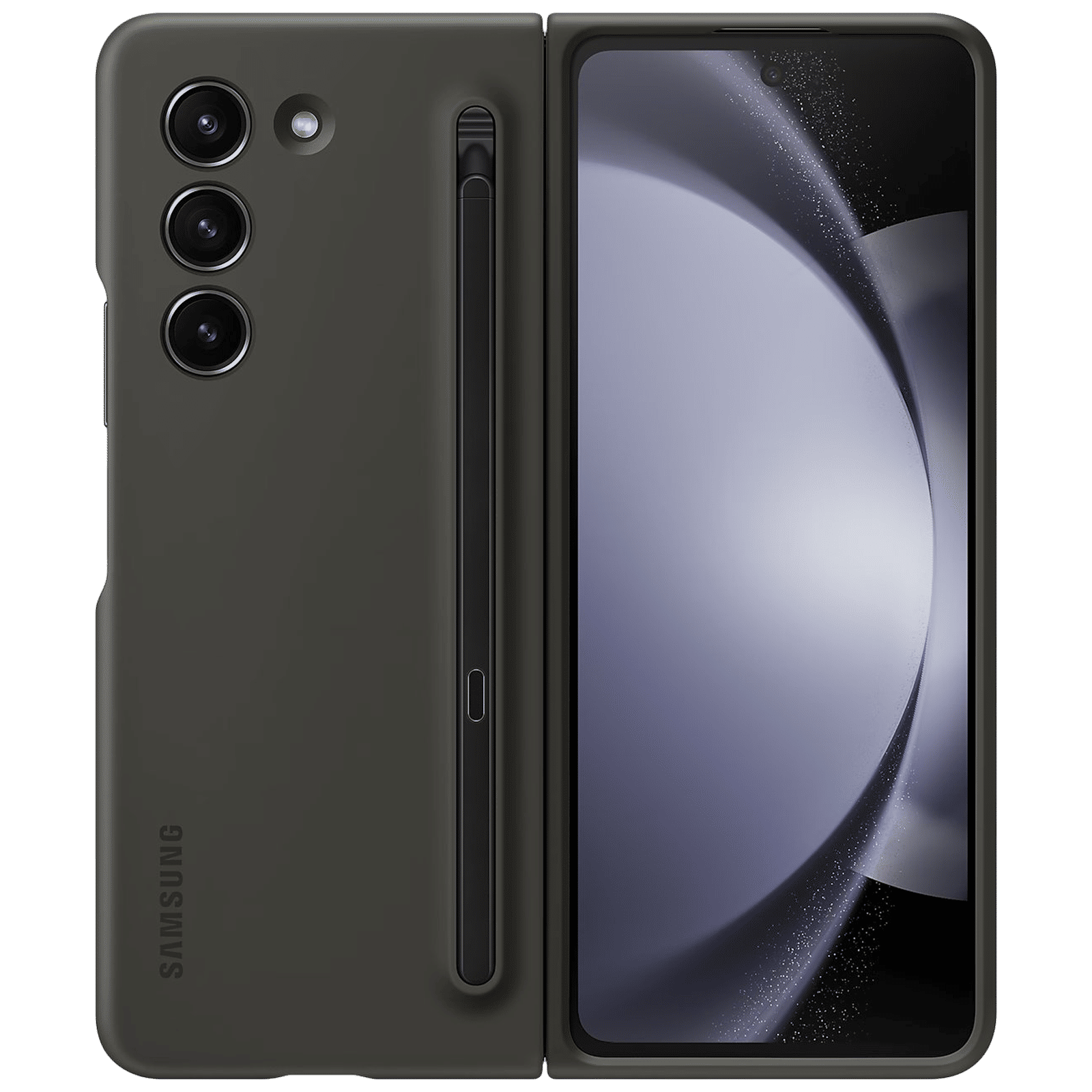 SAMSUNG Back Case for Galaxy Z Fold5 (Built-in S Pen Slot, Graphite) SAMSUNG Back Case for Galaxy Z Fold5 (Built-in S Pen Slot, Graphite)_1