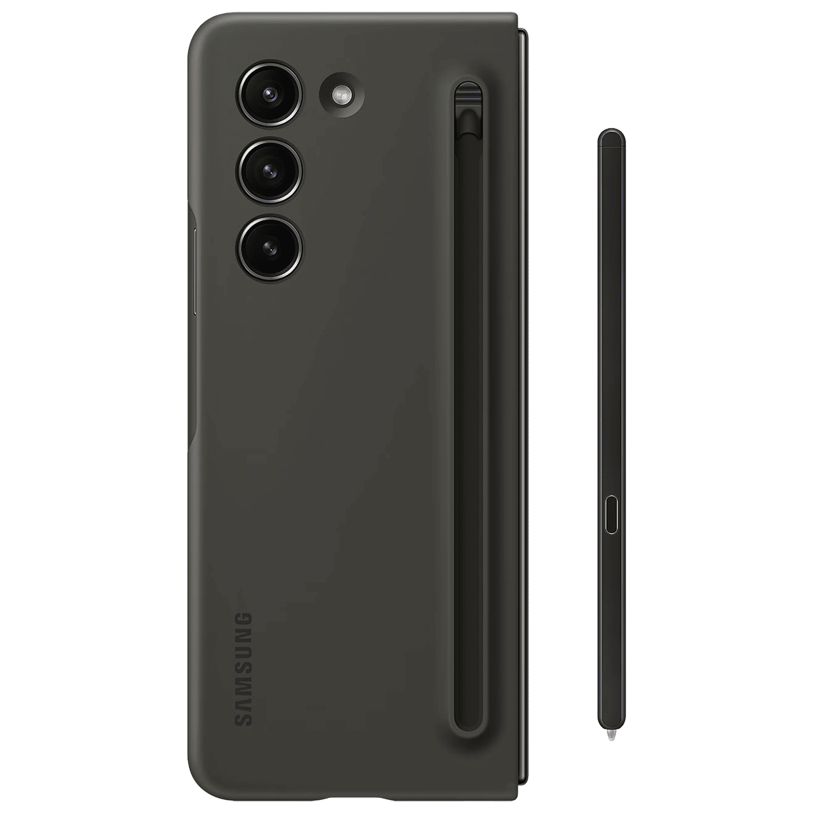 SAMSUNG Back Case for Galaxy Z Fold5 (Built-in S Pen Slot, Graphite) SAMSUNG Back Case for Galaxy Z Fold5 (Built-in S Pen Slot, Graphite)_3
