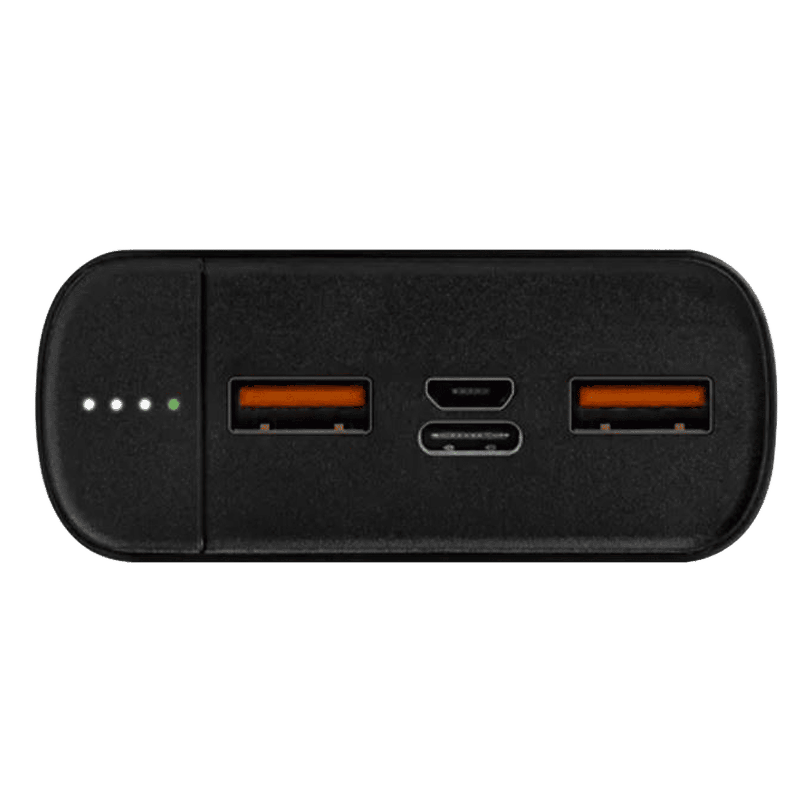 Croma 20000 mAh 22.5W Fast Charging Power Bank (2 Type A, 1 PD Type C & 1 Micro USB Port, Aluminium Casing, Apple Compatible, Black)_5