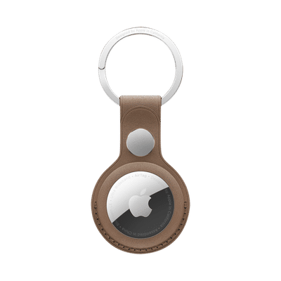 Apple Key Ring Compatible with AirTag (Snug Fit, MT2L3ZM/A, Taupe)