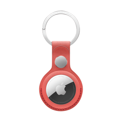 Apple Key Ring Compatible with AirTag (Snug Fit, MT2M3ZM/A, Coral)