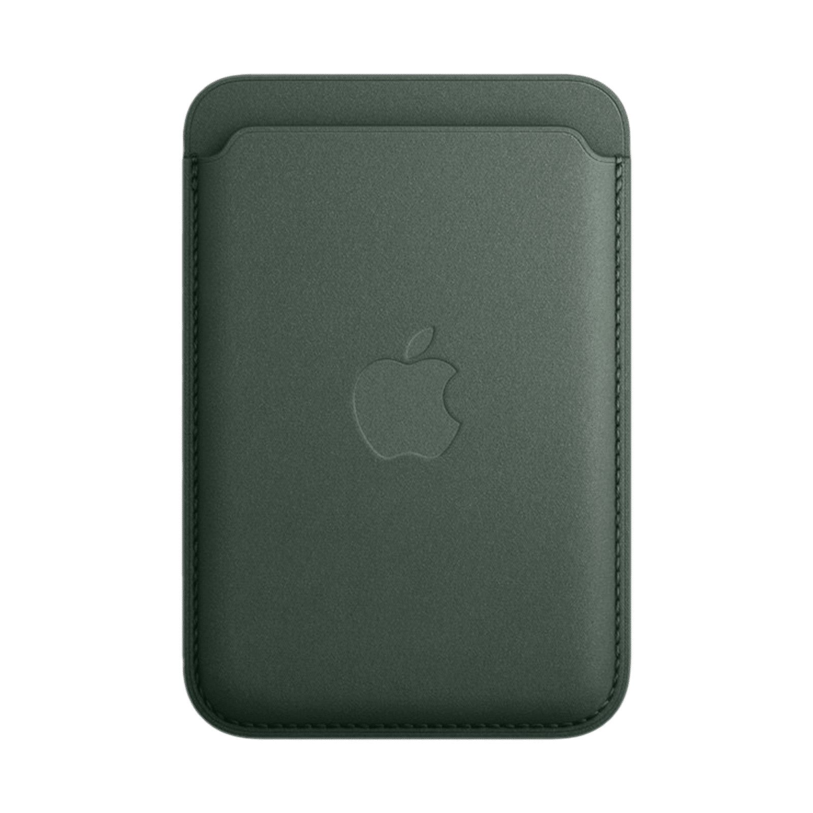 Apple Soft FineWoven Wallet for Apple iPhone 15/15 Pro Max/15/15 Plus/14 Pro/14 Pro Max/14/14 Plus/13 Pro/13 Pro Max/13 Mini/13/12 Pro/12 Pro Max/12 Mini/12 (Built-in Magnet, Evergreen)_1