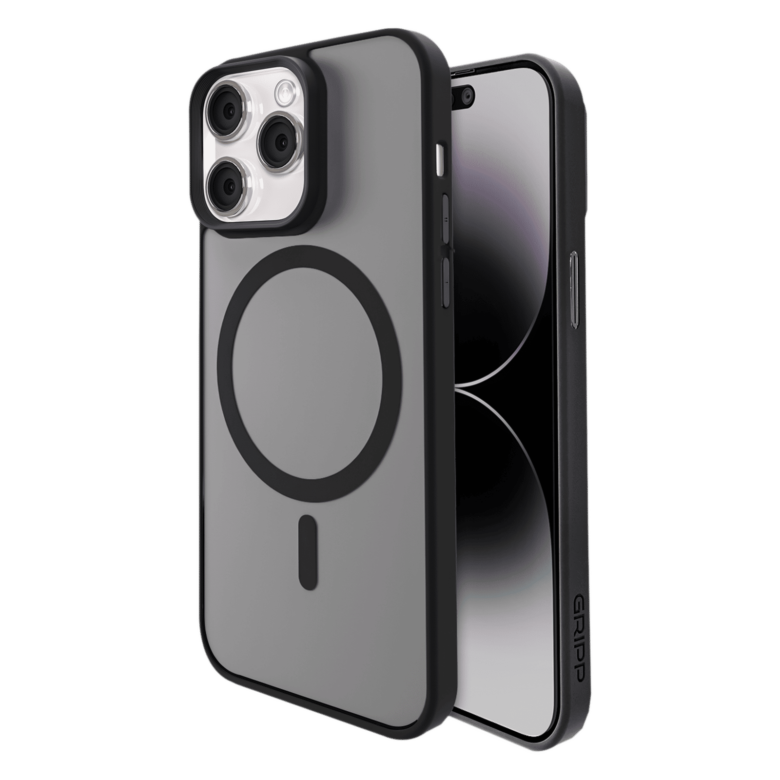 GRIPP Bolt Hard TPU Back Cover for Apple iPhone 15 Pro Max (MagSafe Compatible, Black) GRIPP Bolt Hard TPU Back Cover for Apple iPhone 15 Pro Max (MagSafe Compatible, Black)_1