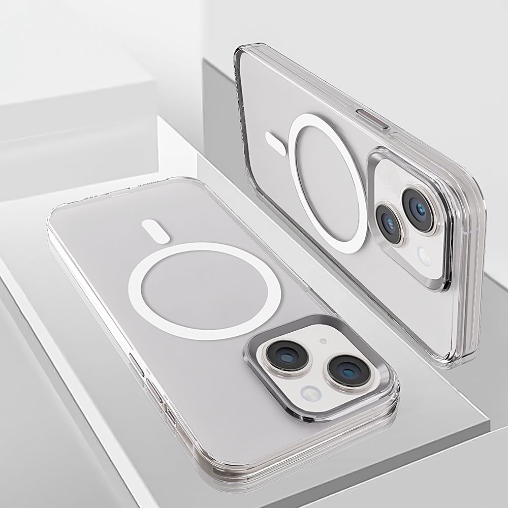GRIPP Neo Xtreme Hard Polycarbonate Back Cover for Apple iPhone 15 (MagSafe Compatible, Clear)_8
