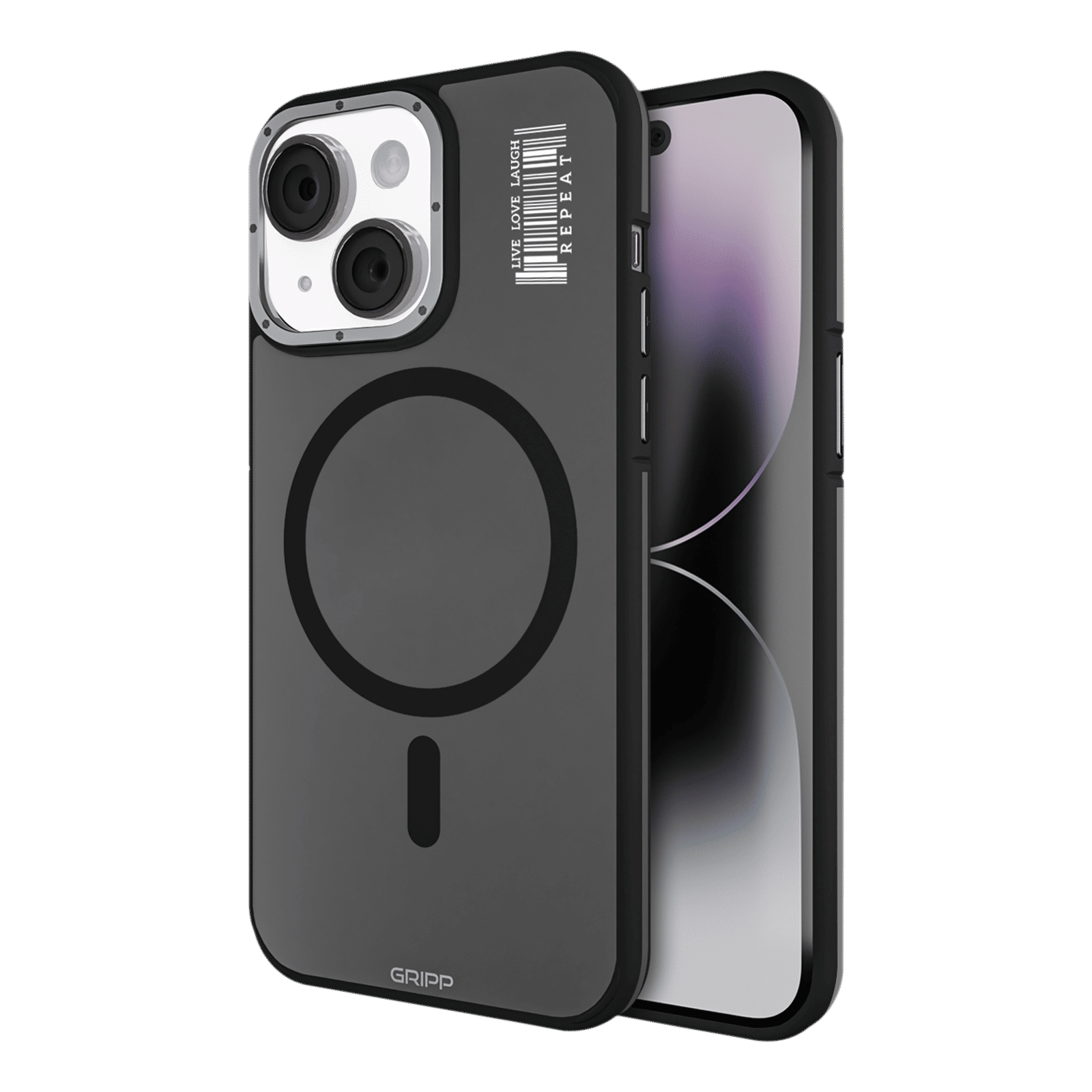 GRIPP Raigor Hard & Soft Polycarbonate & Thermoplastic Elastomer Back Cover for Apple iPhone 15 (MagSafe Compatible, Black) GRIPP Raigor Hard & Soft Polycarbonate & Thermoplastic Elastomer Back Cover for Apple iPhone 15 (MagSafe Compatible, Black)_1