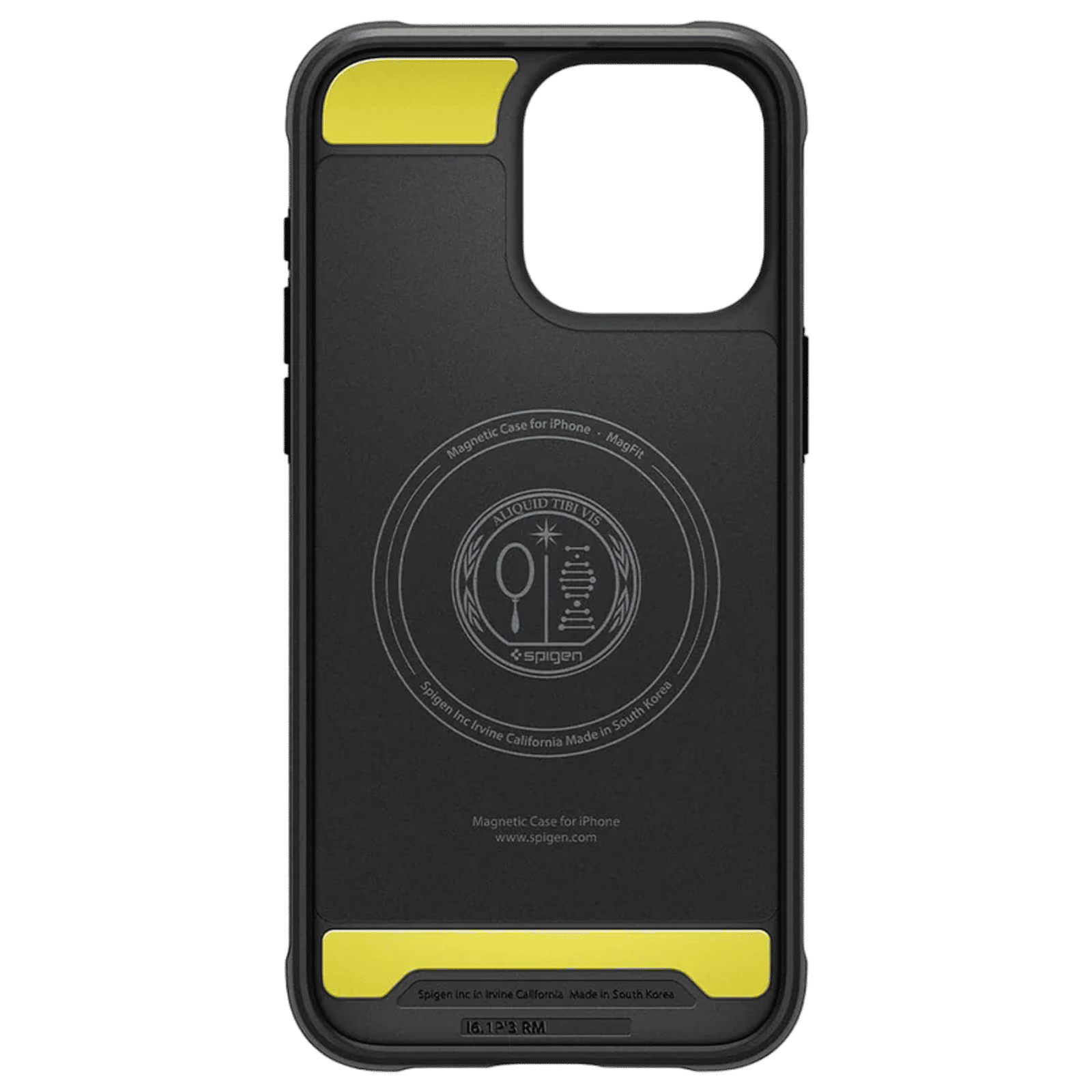 spigen Rugged Armor MagFit PC and TPU Back Cover for iPhone 15 Pro Max (Military Grade, Matte Black)_5