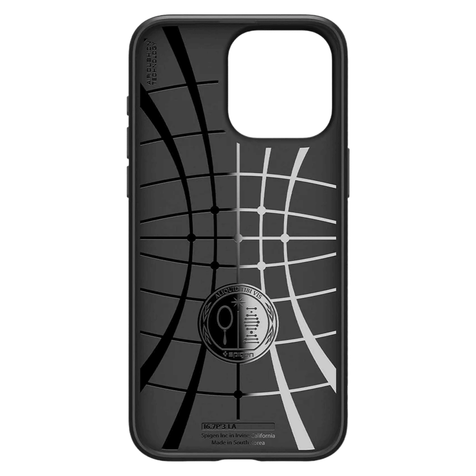 spigen Liquid Air Soft TPU Back Cover for iPhone 15 Pro Max (Air Cushion Technology, Matte Black)_5