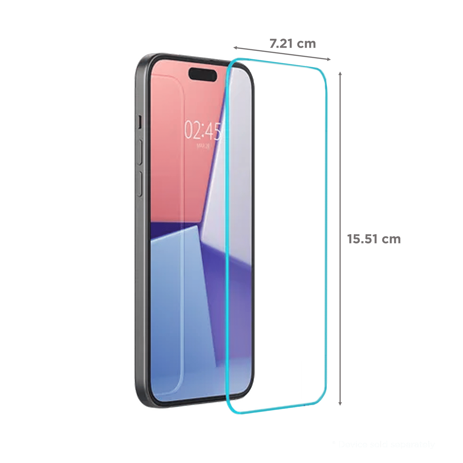 spigen GLAS.tR EZ Fit Tempered Glass for Apple iPhone 15 Plus (Sensor Protected) spigen GLAS.tR EZ Fit Tempered Glass for Apple iPhone 15 Plus (Sensor Protected)_2