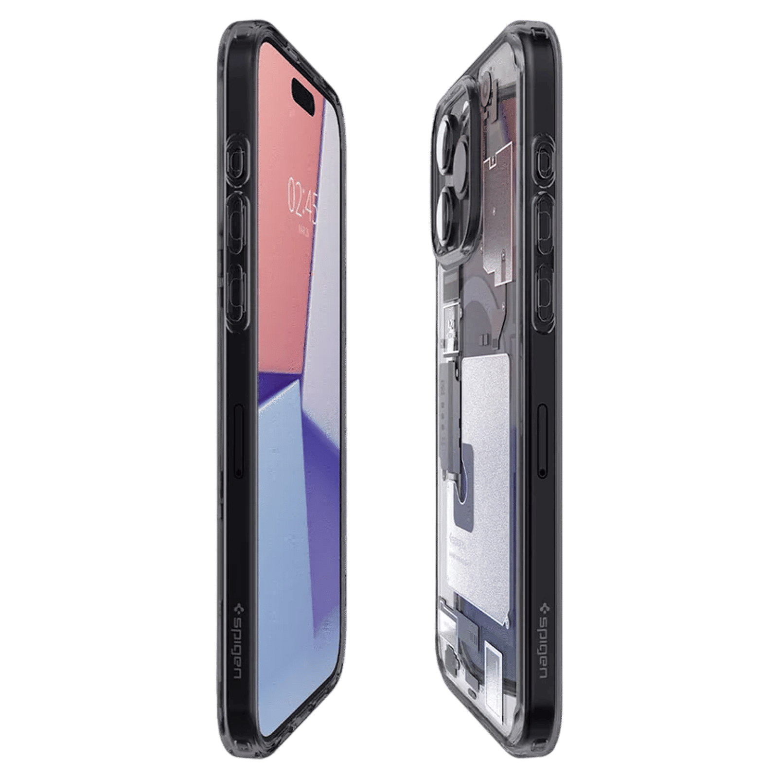 spigen Ultra Hybrid TPU & Polycarbonate Back Cover for Apple iPhone 15 Pro (Supports Wireless Charging, Zero One) spigen Ultra Hybrid TPU & Polycarbonate Back Cover for Apple iPhone 15 Pro (Supports Wireless Charging, Zero One)_4