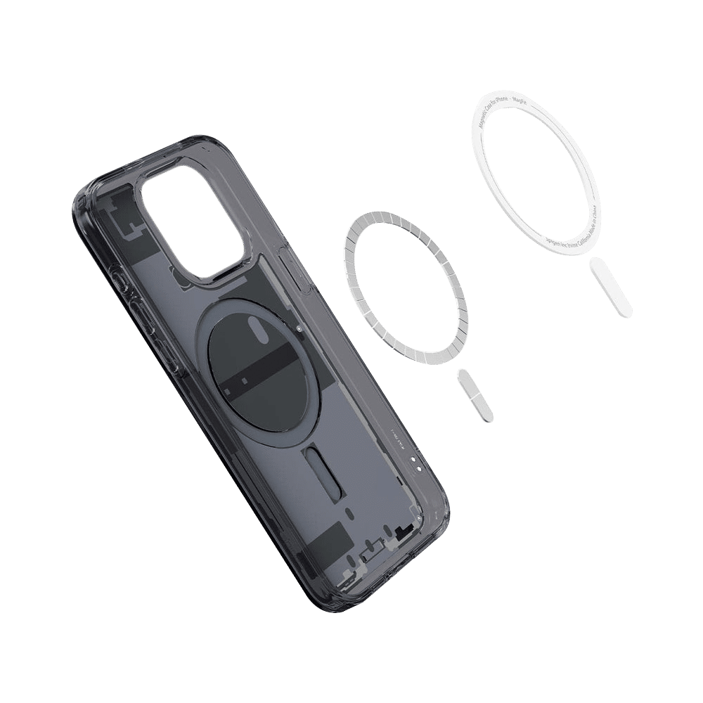 spigen Ultra Hybrid TPU & Polycarbonate Back Cover for Apple iPhone 15 Pro (Supports Wireless Charging, Zero One) spigen Ultra Hybrid TPU & Polycarbonate Back Cover for Apple iPhone 15 Pro (Supports Wireless Charging, Zero One)_7