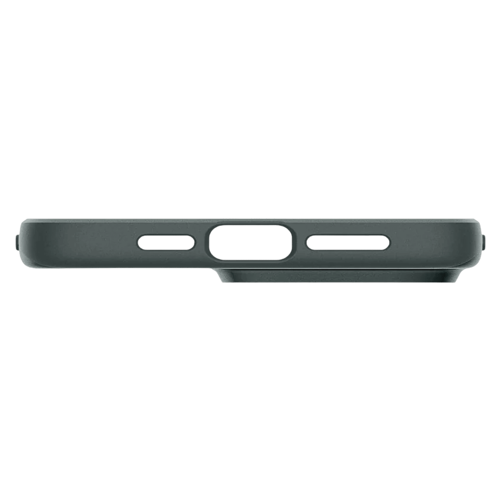 spigen Thin Fit Hard Polycarbonate Back Cover for Apple iPhone 15 Pro (Air Cushion Technology, Abyss Green)_12