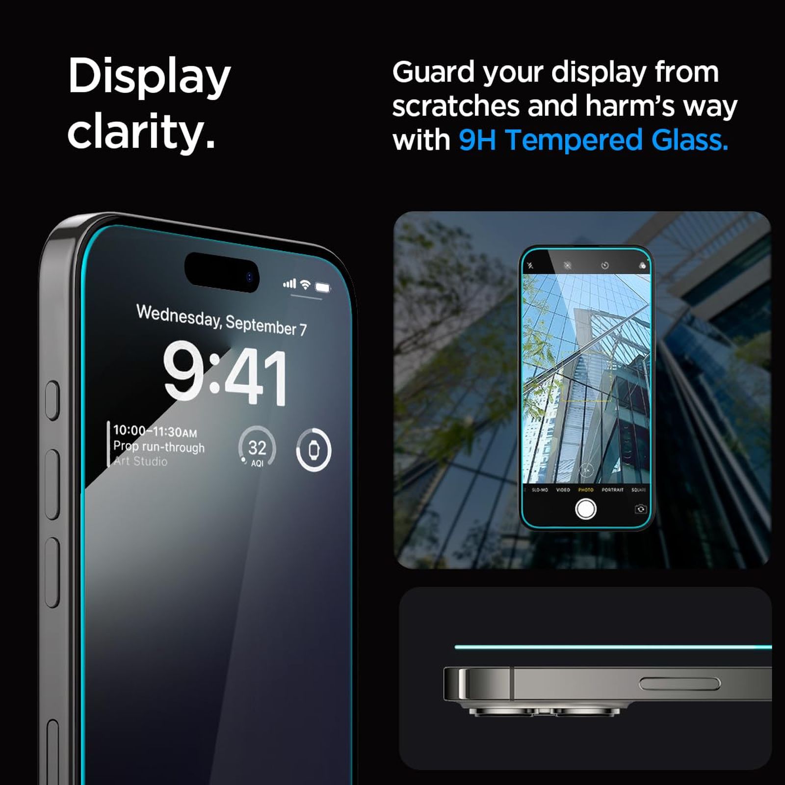 spigen GLAS.tR EZ Fit Tempered Glass for Apple iPhone 15 Pro (Sensor Protected) spigen GLAS.tR EZ Fit Tempered Glass for Apple iPhone 15 Pro (Sensor Protected)_9
