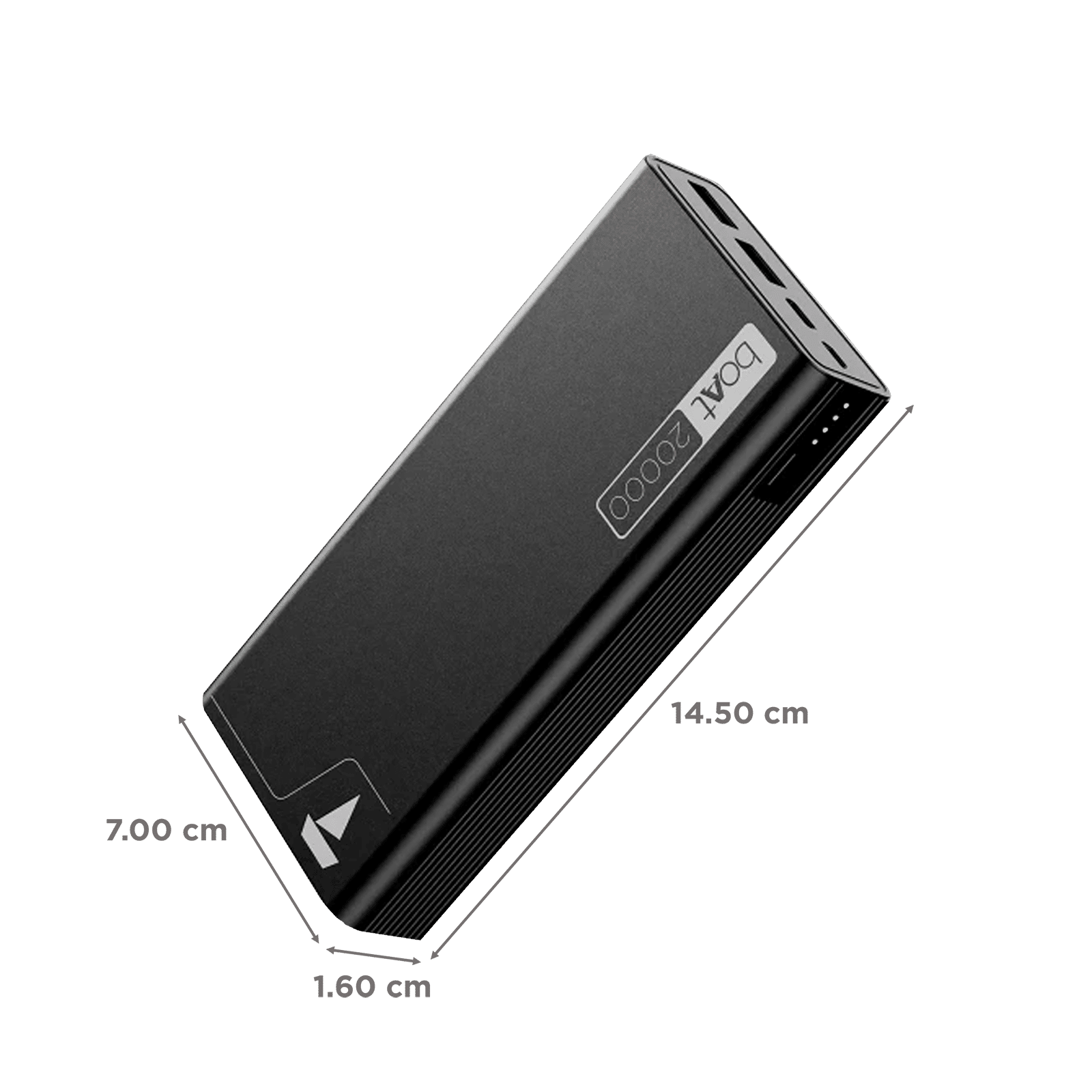 boAt Energyshroom PB400 20000 mAh 22.5W Fast Charging Power Bank (2 Type A, 1 Micro USB & 1 Type C Ports, Sleek Aluminium Casing, Battery Discharge Protection, Carbon Black) boAt Energyshroom PB400 20000 mAh 22.5W Fast Charging Power Bank (2 Type A, 1 Micro USB & 1 Type C Ports, Sleek Aluminium Casing, Battery Discharge Protection, Carbon Black)_2