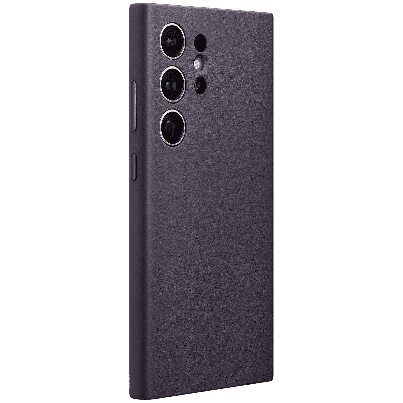 SAMSUNG Soft Vegan Leather & Polycarbonate Back Case for SAMSUNG Galaxy S24 Ultra (Gentle Inner Lining, Dark Violet)_4