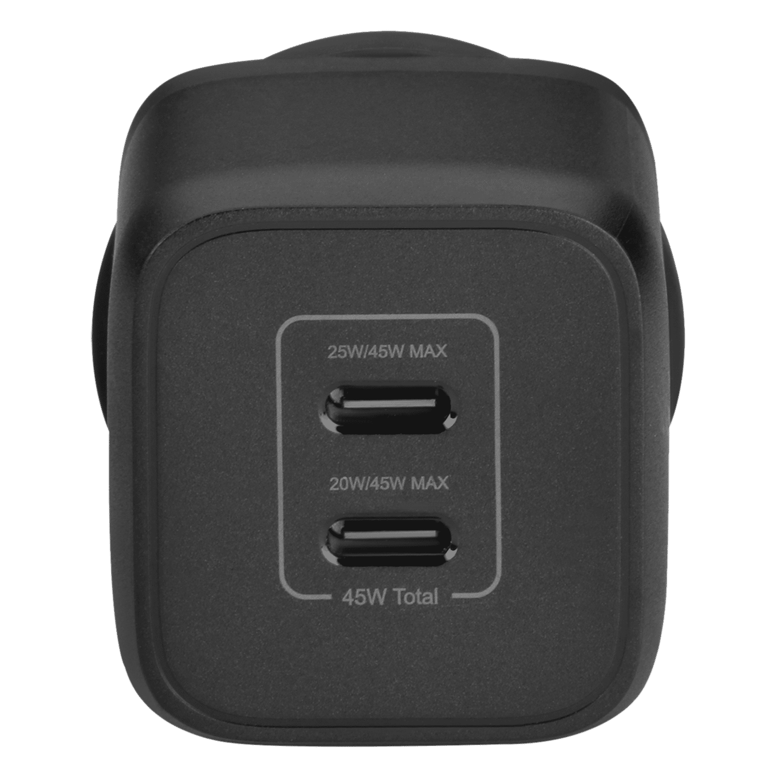 Croma 45W Type C 2 Port GaN Charger (Adapter Only, Black)_9