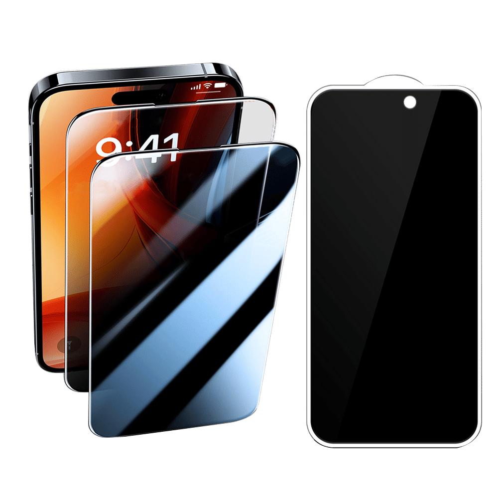 GRIPP Privacy Tempered Glass for Apple iPhone 15 Plus (9H Hardness Scratch Resistant)_5