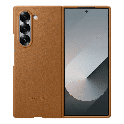 SAMSUNG Soft Back Cover for SAMSUNG Galaxy Z Fold6 (Kindsuit, Tan)