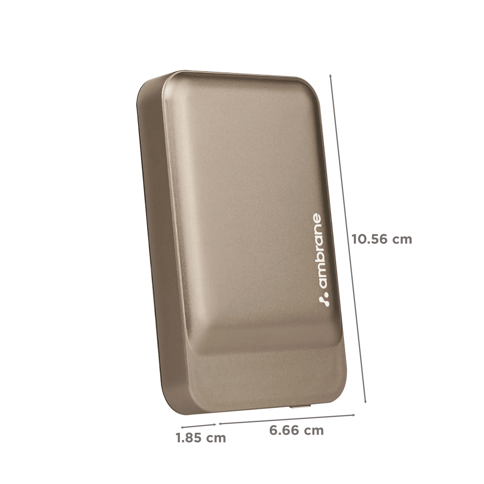 ambrane AeroSync PB Prime 10000 mAh 22W Fast Charging Power Bank (1 Type C Ports, Premium Metallic Body, MagSafe Compatible, Titanium) ambrane AeroSync PB Prime 10000 mAh 22W Fast Charging Power Bank (1 Type C Ports, Premium Metallic Body, MagSafe Compatible, Titanium)_2
