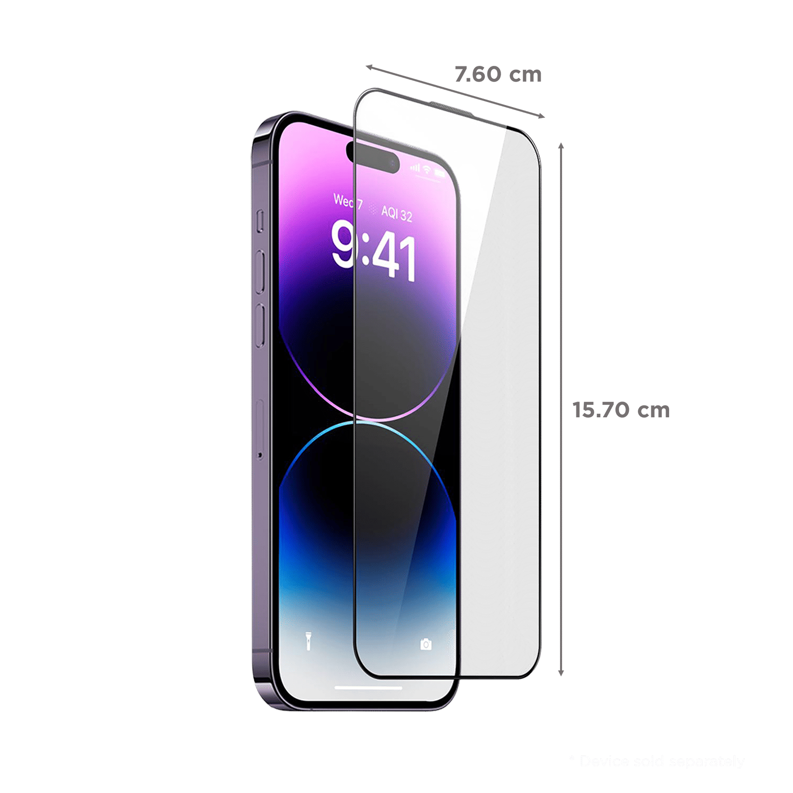 Muvtech Full Glass Tempered Glass for Apple iPhone 16 Plus (5X Stronger Protection) Muvtech Full Glass Tempered Glass for Apple iPhone 16 Plus (5X Stronger Protection)_2