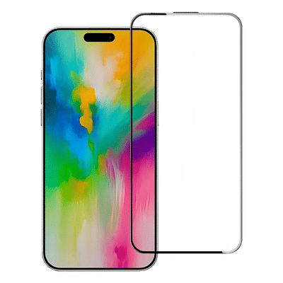 Muvtech Full Glass Tempered Glass for Apple iPhone 16 Pro Max (5X Stronger Protection)
