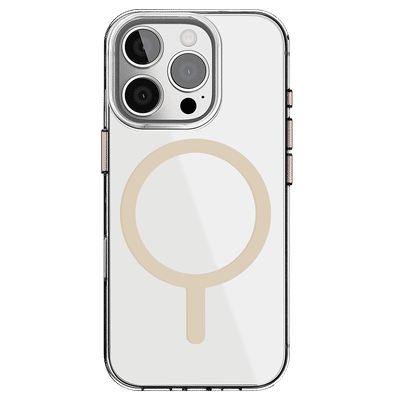 GRIPP Clear Xtreme TPU & Polycarbonate Back Cover for Apple iPhone 16 Pro Max (6 Feet Drop Protection with D3O Technology, Rose Gold)