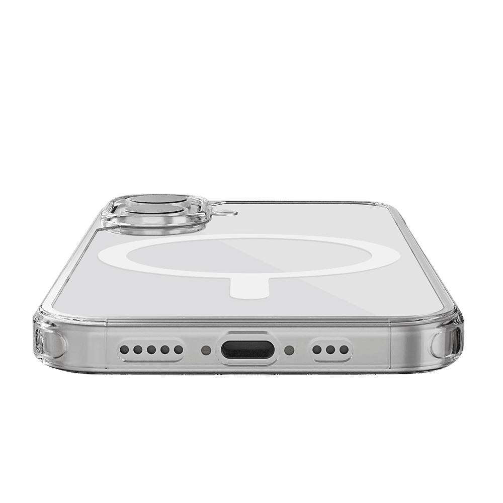GRIPP Duce Tempered Glass & Polycarbonate, Silicone Back Cover Combo for Apple iPhone 16 Plus (MagSafe Charging Support, Transparent)_5