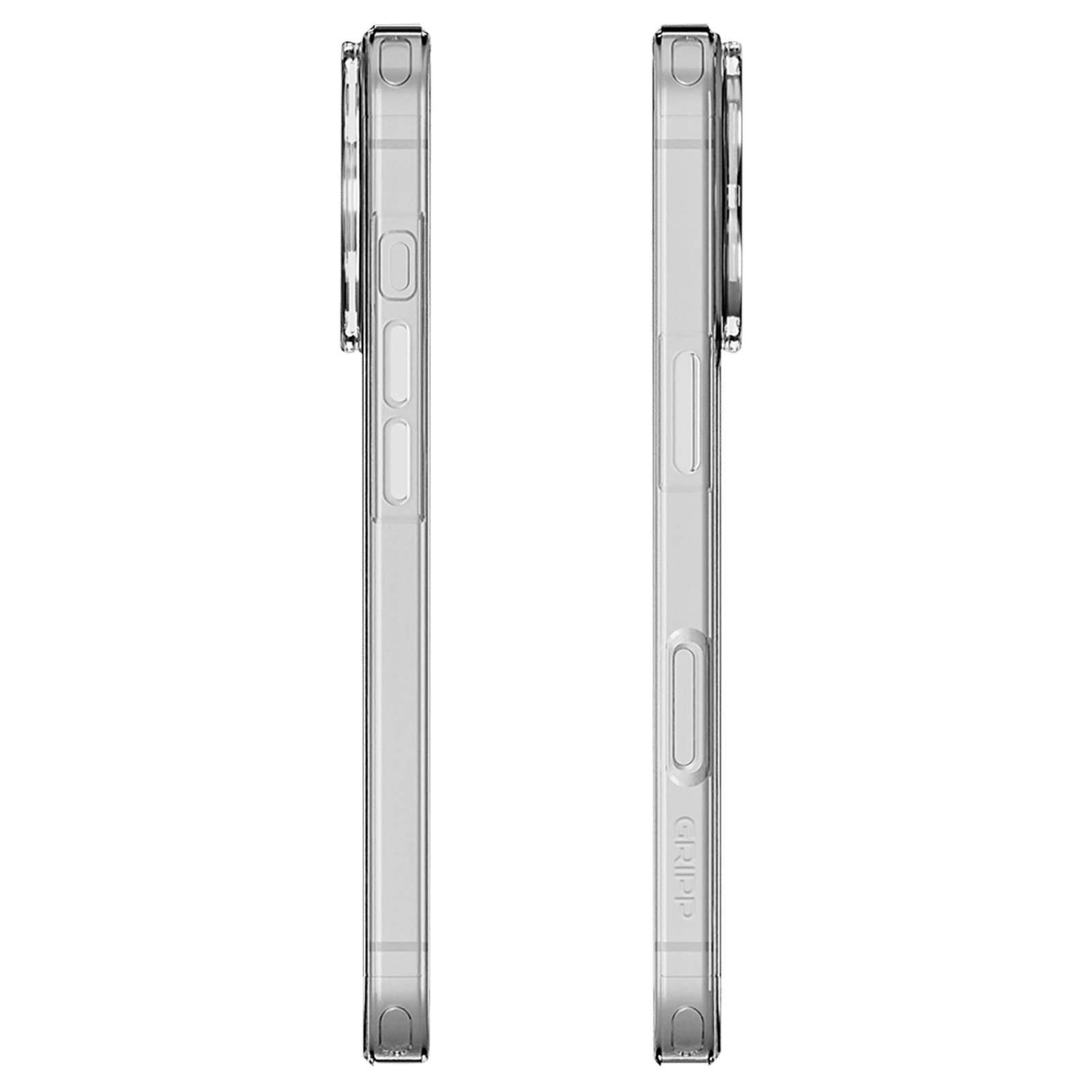 GRIPP Duce Tempered Glass & Polycarbonate, Silicone Back Cover Combo for Apple iPhone 16 Pro Max (MagSafe Charging Support, Transparent)_3