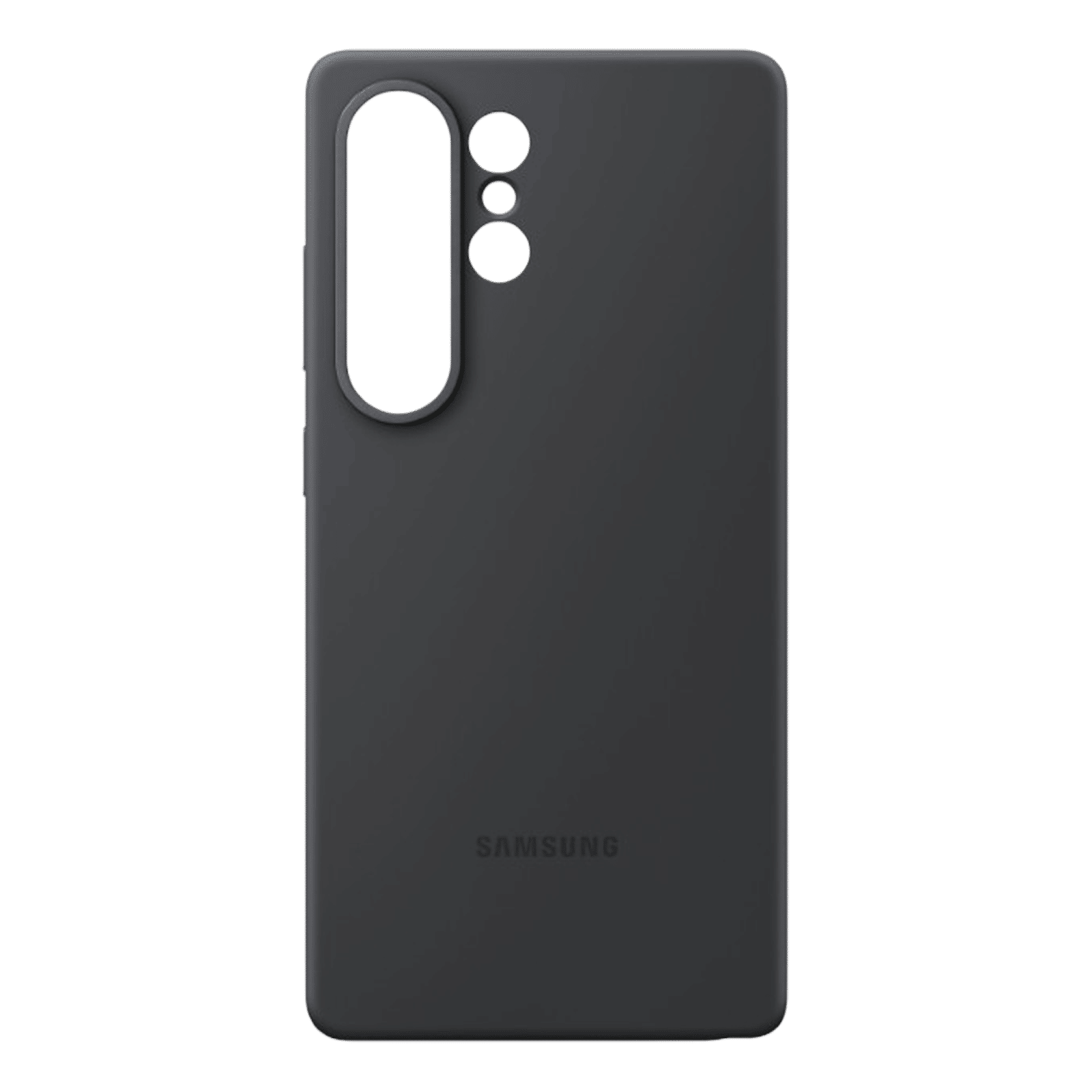 SAMSUNG Soft Silicone Back Case for SAMSUNG Galaxy S25 Ultra (Ul Certified, Black)_2