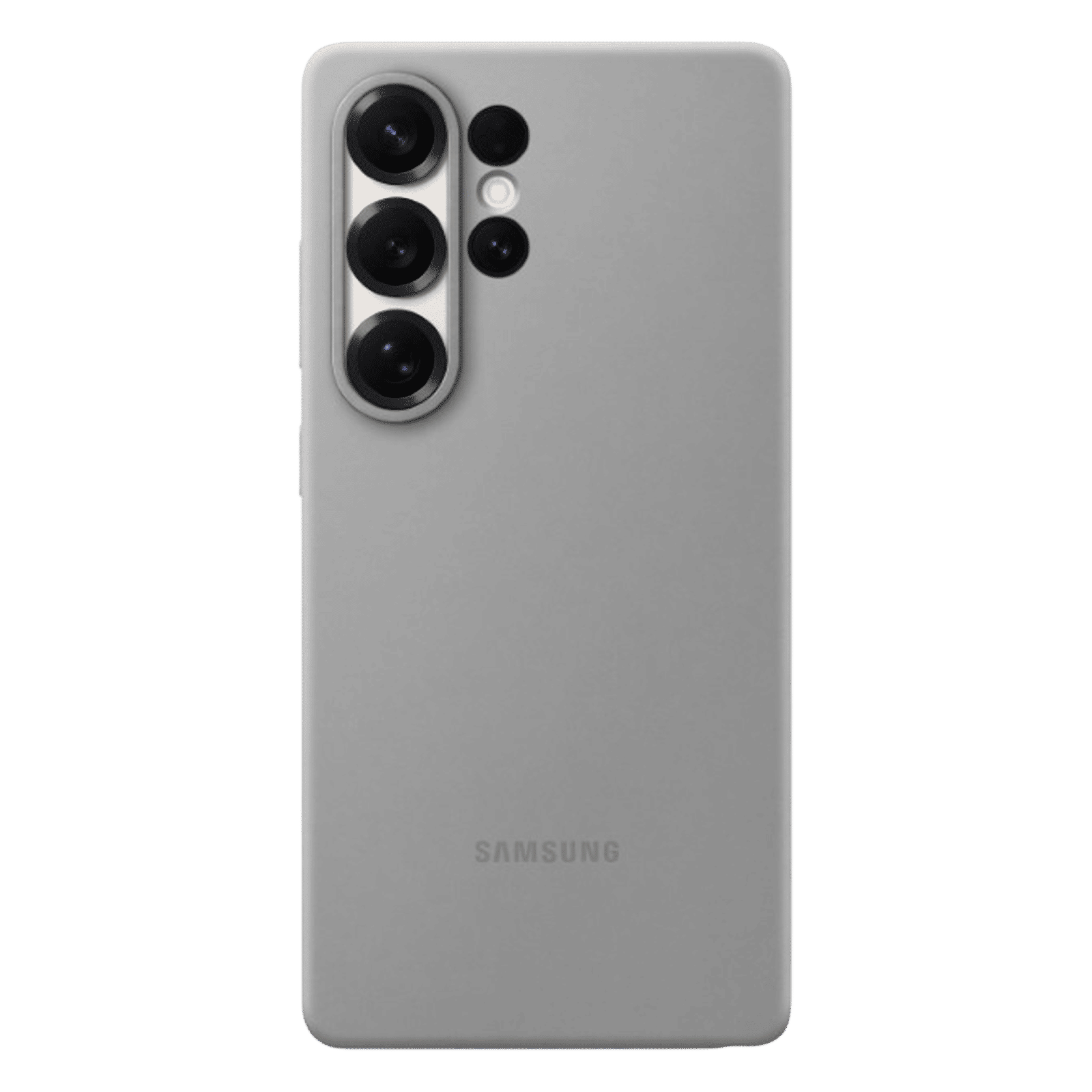 SAMSUNG Soft Silicone Back Case for SAMSUNG Galaxy S25 Ultra (Ul Certified, Gray)_1