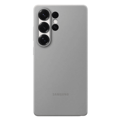 SAMSUNG Soft Silicone Back Case for SAMSUNG Galaxy S25 Ultra (Ul Certified, Gray)