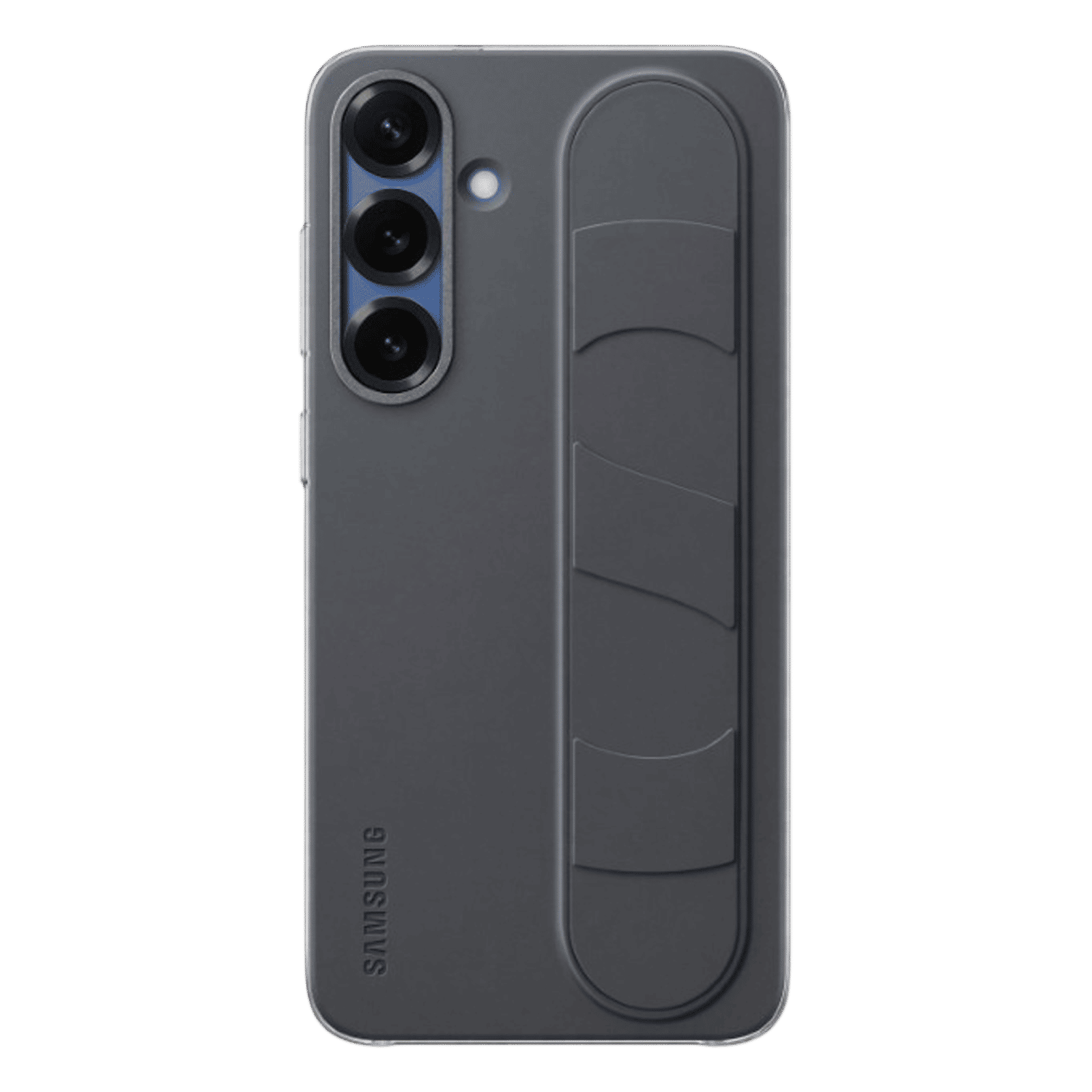 SAMSUNG Polycarbonate Standing Grip Case for SAMSUNG Galaxy S25 Plus (Ul Certified, Black)_1