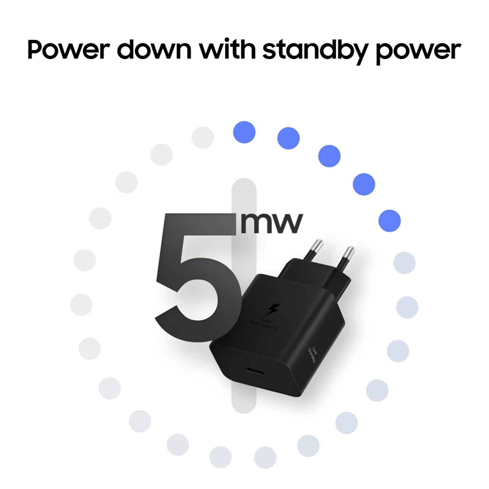 SAMSUNG 45W Type C Super Fast Charger (Adapter Only, Smart IC Technology, Black)_7