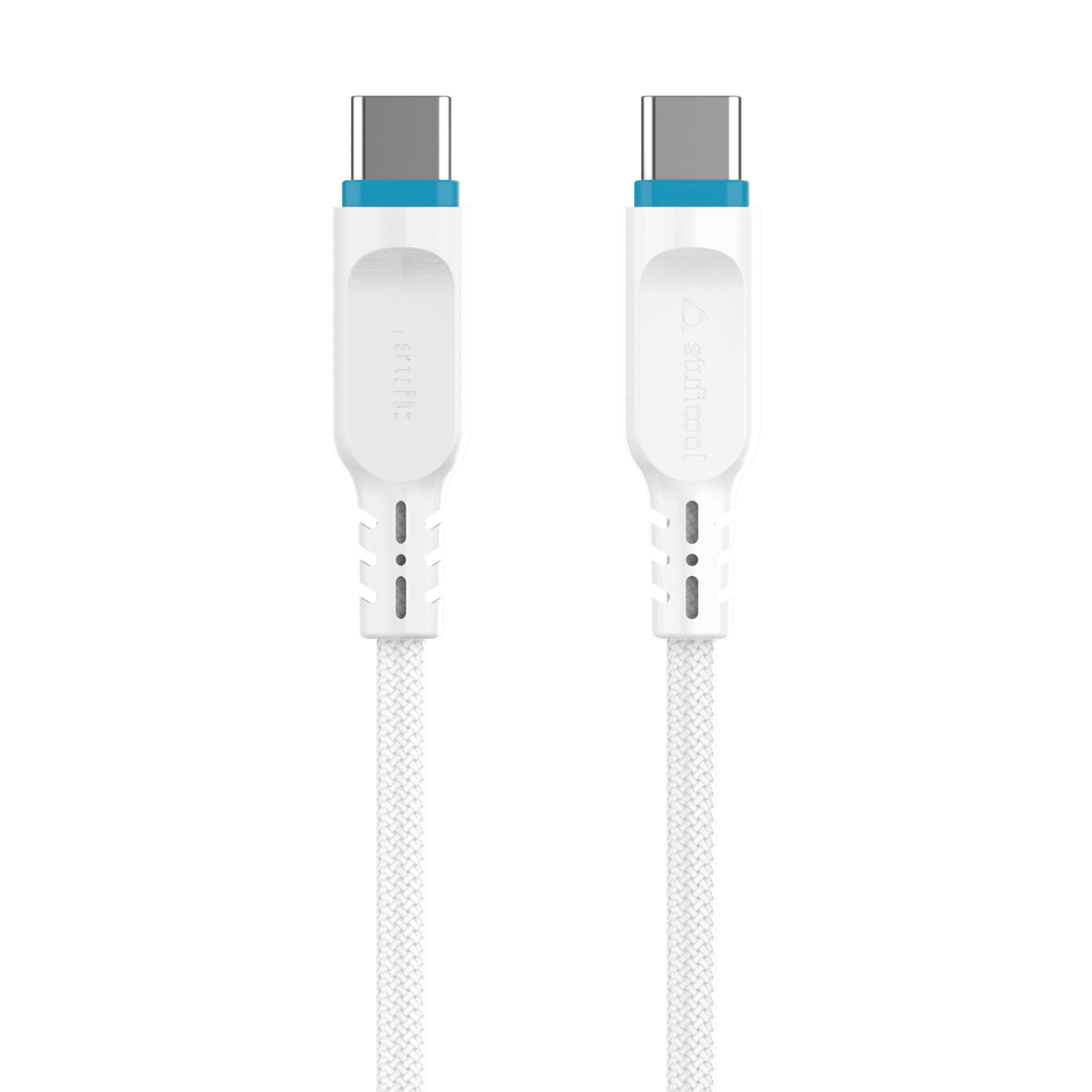 stuffcool Tug Type C to Type C 3.93 Feet (1.2M) Cable (Sync & Charge, White) stuffcool Tug Type C to Type C 3.93 Feet (1.2M) Cable (Sync & Charge, White)_1