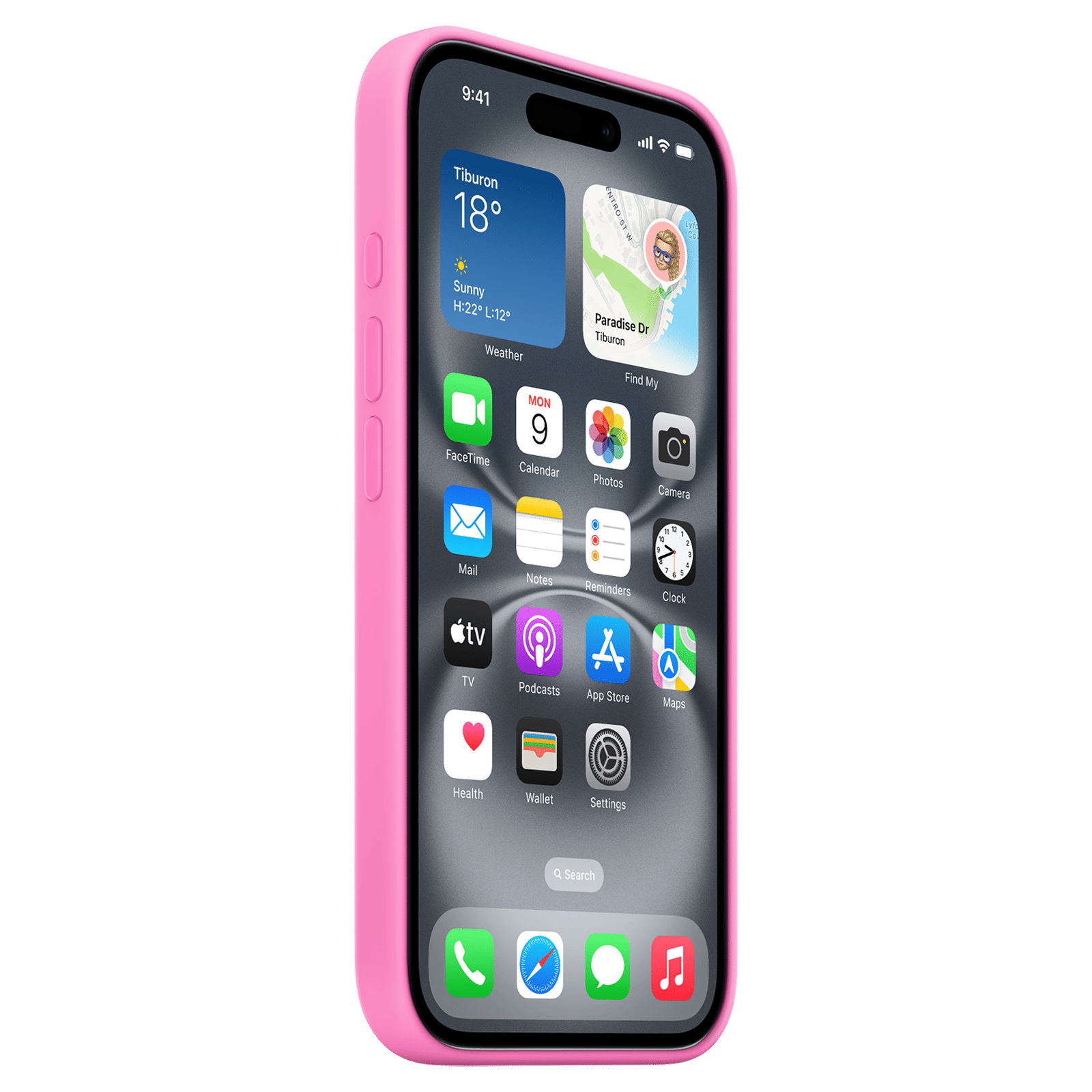 Apple Soft Silicone Back Cover Apple iPhone 16 (MagSafe Charging Support, Peony) Apple Soft Silicone Back Cover Apple iPhone 16 (MagSafe Charging Support, Peony)_6