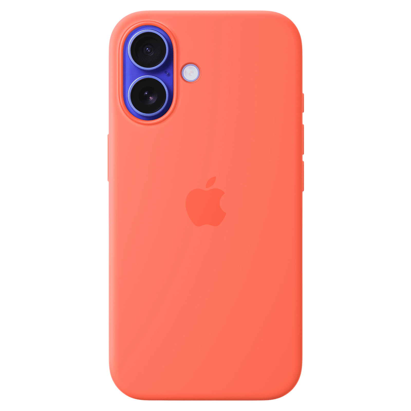 Apple Soft Silicone Back Cover Apple iPhone 16 (MagSafe Charging Support, Tangerine)_2
