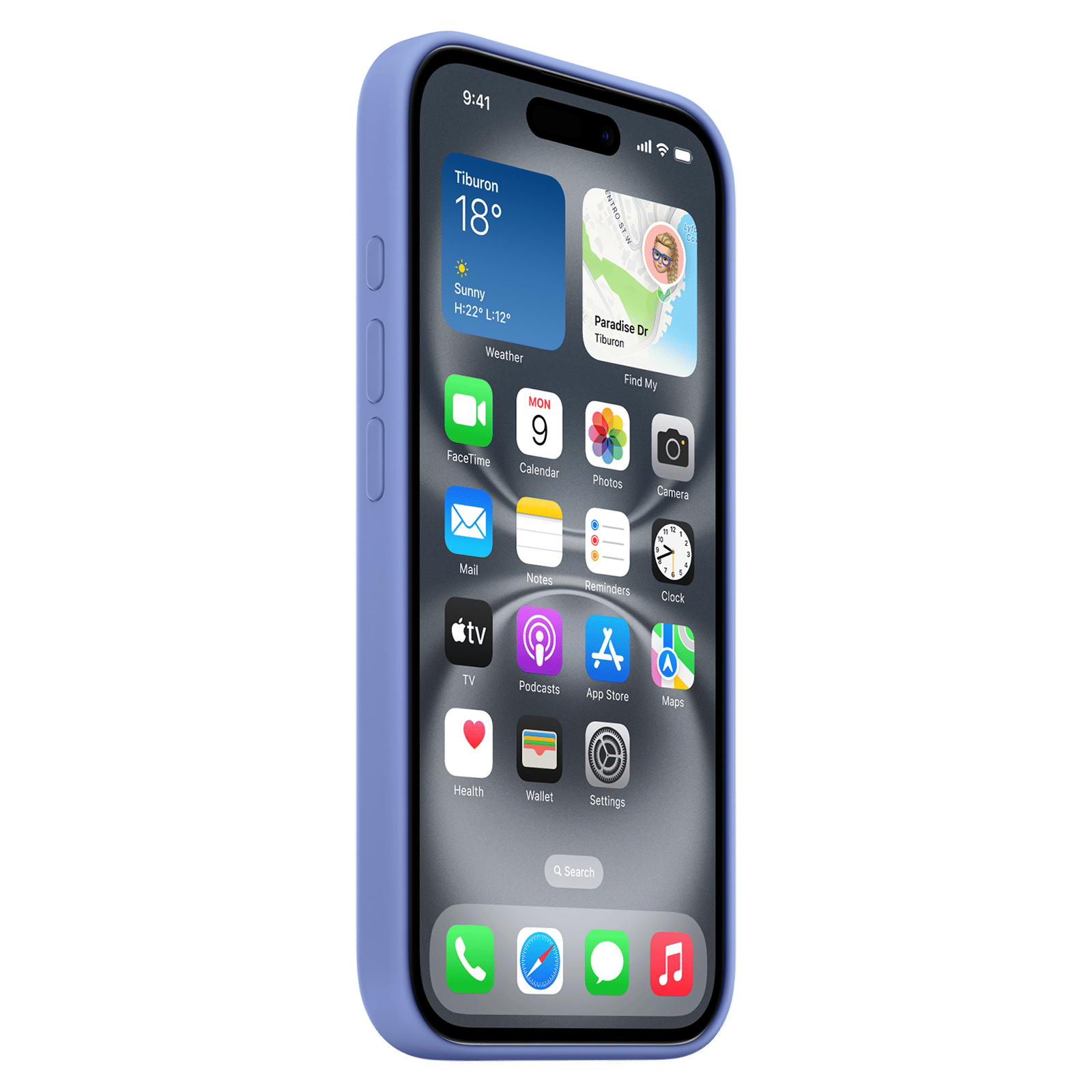 Apple MDGQ4ZM/A Soft Silicone Back Cover for Apple iPhone 16 (MagSafe Compatible, Periwinkle) Apple MDGQ4ZM/A Soft Silicone Back Cover for Apple iPhone 16 (MagSafe Compatible, Periwinkle)_6