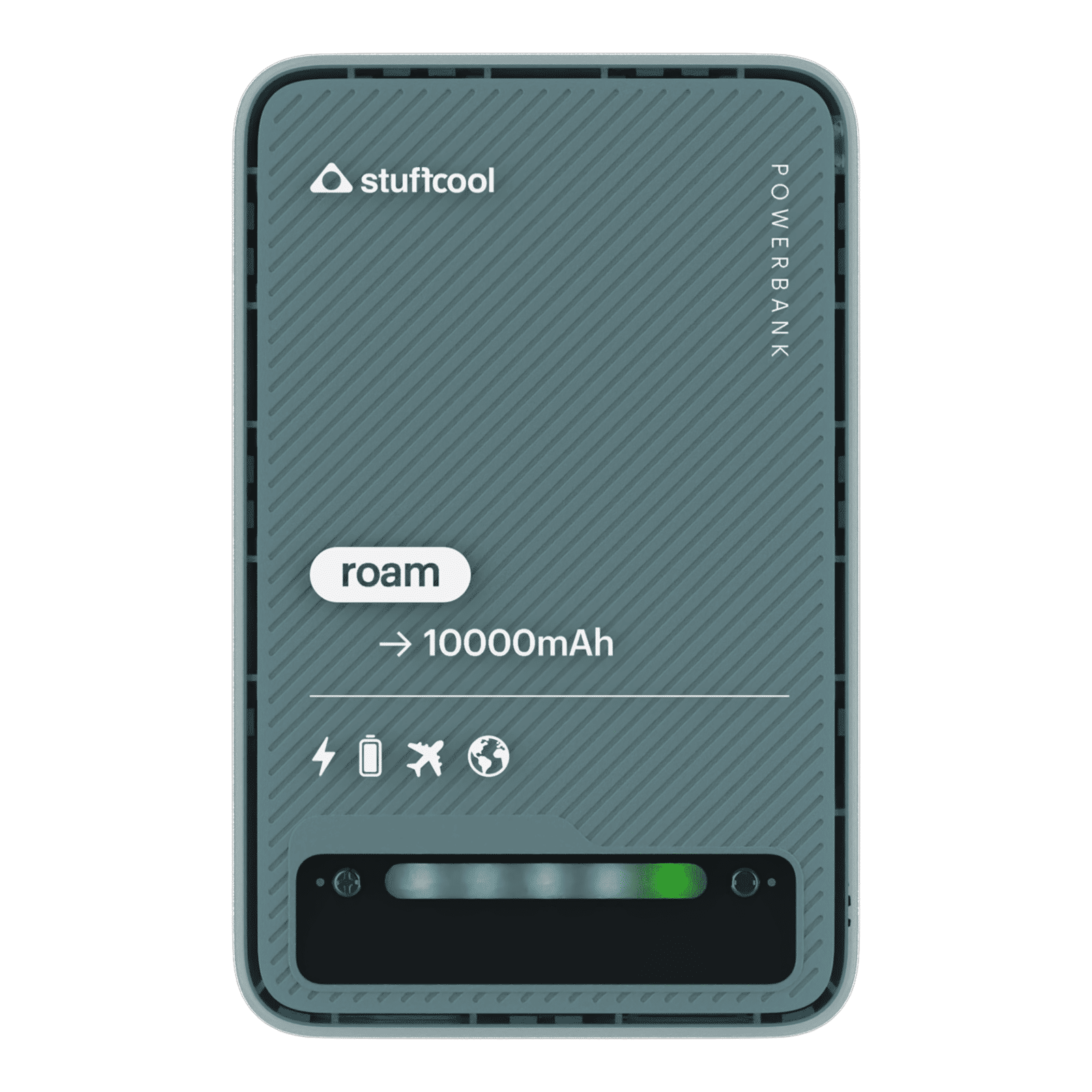 stuffcool Roam 10000 mAh 22.5W Fast Charging Power Bank (1 Type A Port, 1 Type C Port, LED Indicator, White) stuffcool Roam 10000 mAh 22.5W Fast Charging Power Bank (1 Type A Port, 1 Type C Port, LED Indicator, White)_1