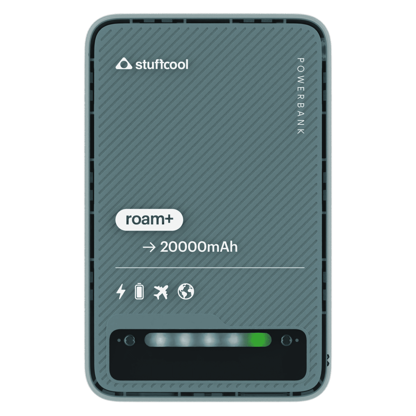stuffcool Roam Plus 20000 mAh 22.5W Fast Charging Power Bank (1 Type A Port, 1 Type C Port, LED Indicator, White) stuffcool Roam Plus 20000 mAh 22.5W Fast Charging Power Bank (1 Type A Port, 1 Type C Port, LED Indicator, White)_1
