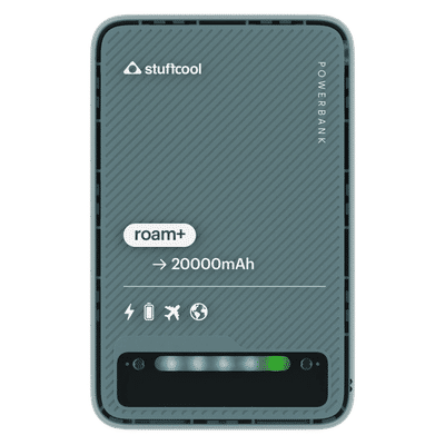 stuffcool Roam Plus 20000 mAh 22.5W Fast Charging Power Bank (1 Type A Port, 1 Type C Port, LED Indicator, White)