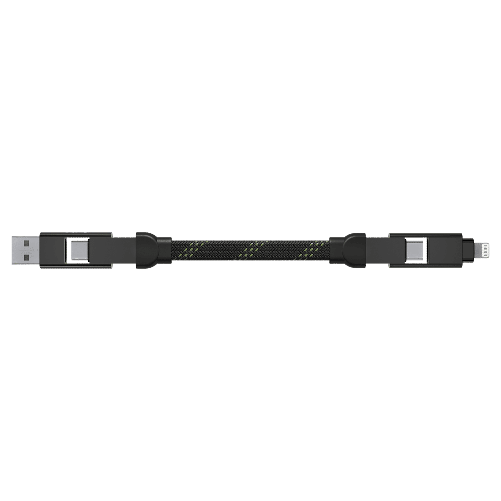 urbn UPC461 Type A to Lightning, Type C, Type C to Lightning, Type C 1 Feet (0.30M) 4-in-1 Cable (Quick Charge Technology, Camo) urbn UPC461 Type A to Lightning, Type C, Type C to Lightning, Type C 1 Feet (0.30M) 4-in-1 Cable (Quick Charge Technology, Camo)_5
