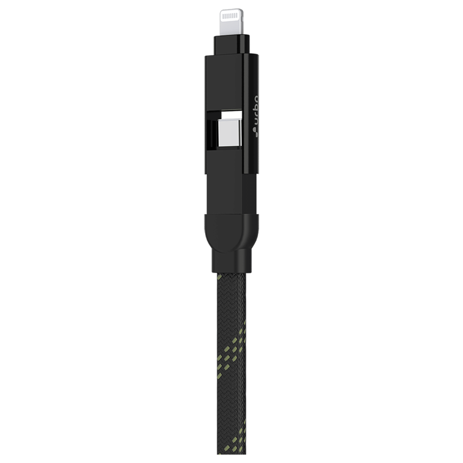 urbn UPC464 Type A to Lightning, Type C, Type C to Lightning, Type C 4 Feet (1.2M) 4-in-1 Cable (Quick Charge Technology, Camo)_6