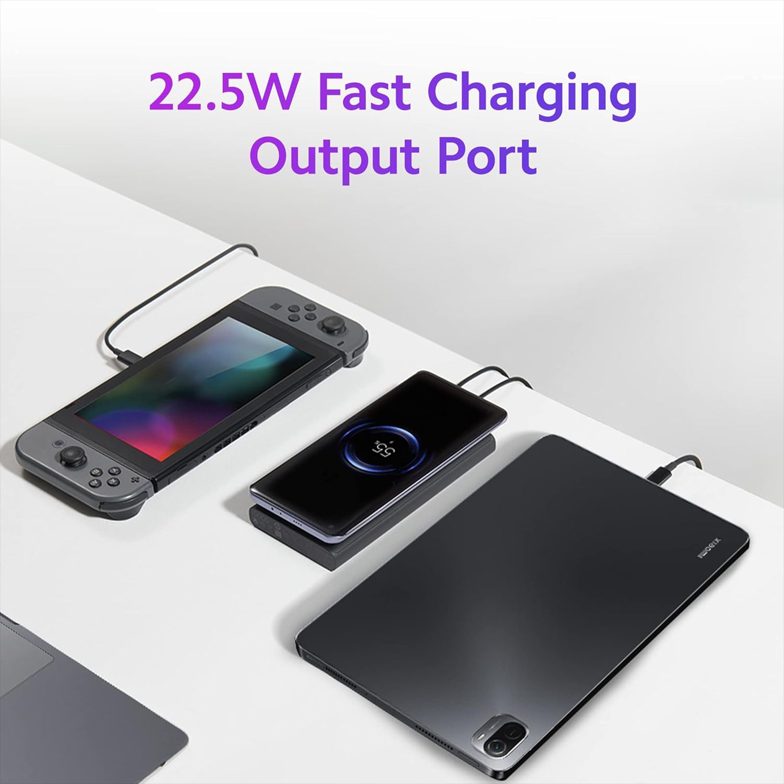 Xiaomi 10000 mAh 18W Fast Charging Power Bank (1 Type A & 1 Type C Port, 12 Layer Advanced Chip Protection, Black)_4