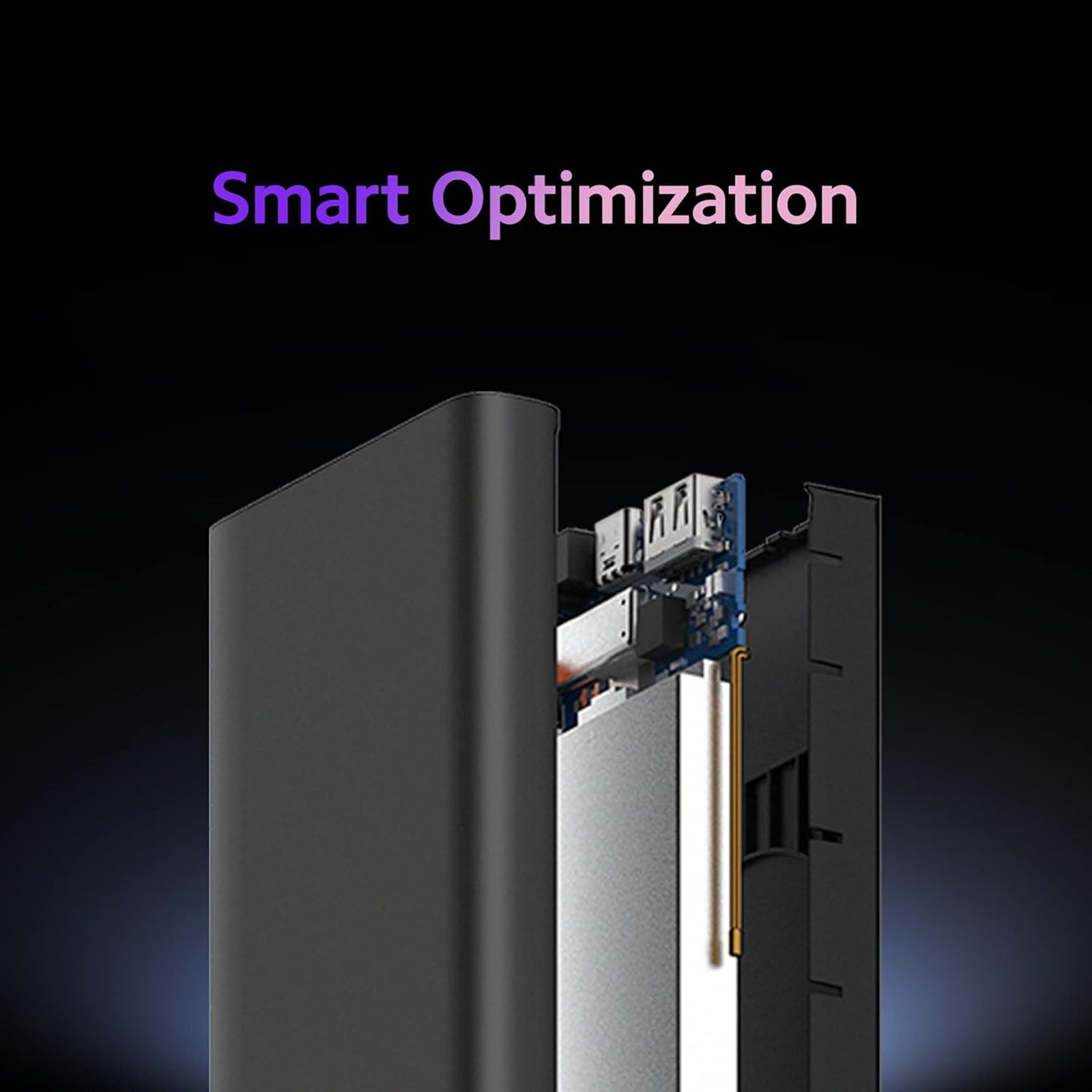 Xiaomi 10000 mAh 18W Fast Charging Power Bank (1 Type A & 1 Type C Port, 12 Layer Advanced Chip Protection, Black)_5