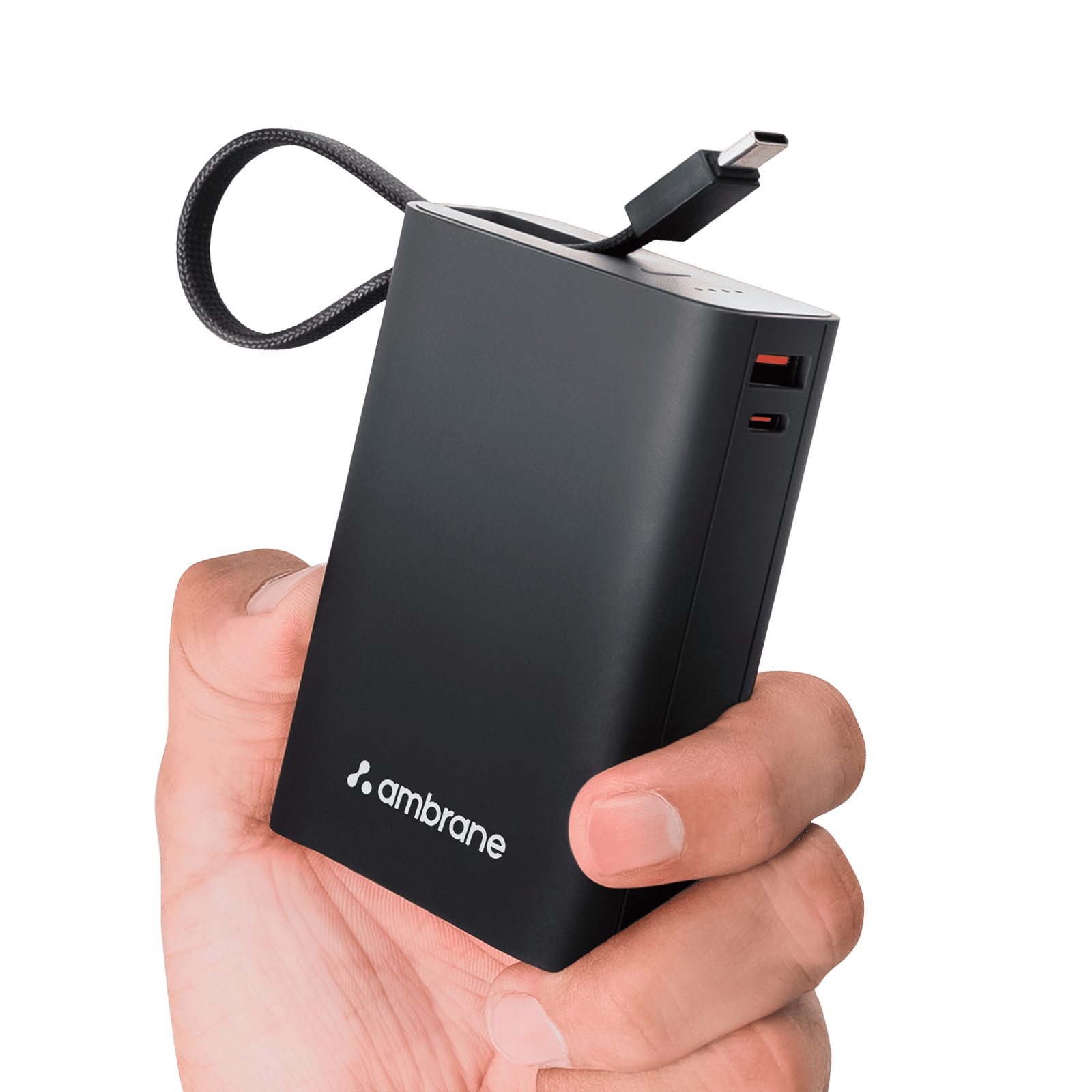 ambrane MiniCharge 20 20000 mAh 22.5W Fast Charging Power Bank (1 Type A Port, 1 Type C Port, Metallic Finish, SafeCharge Technology, Black & Grey)_6