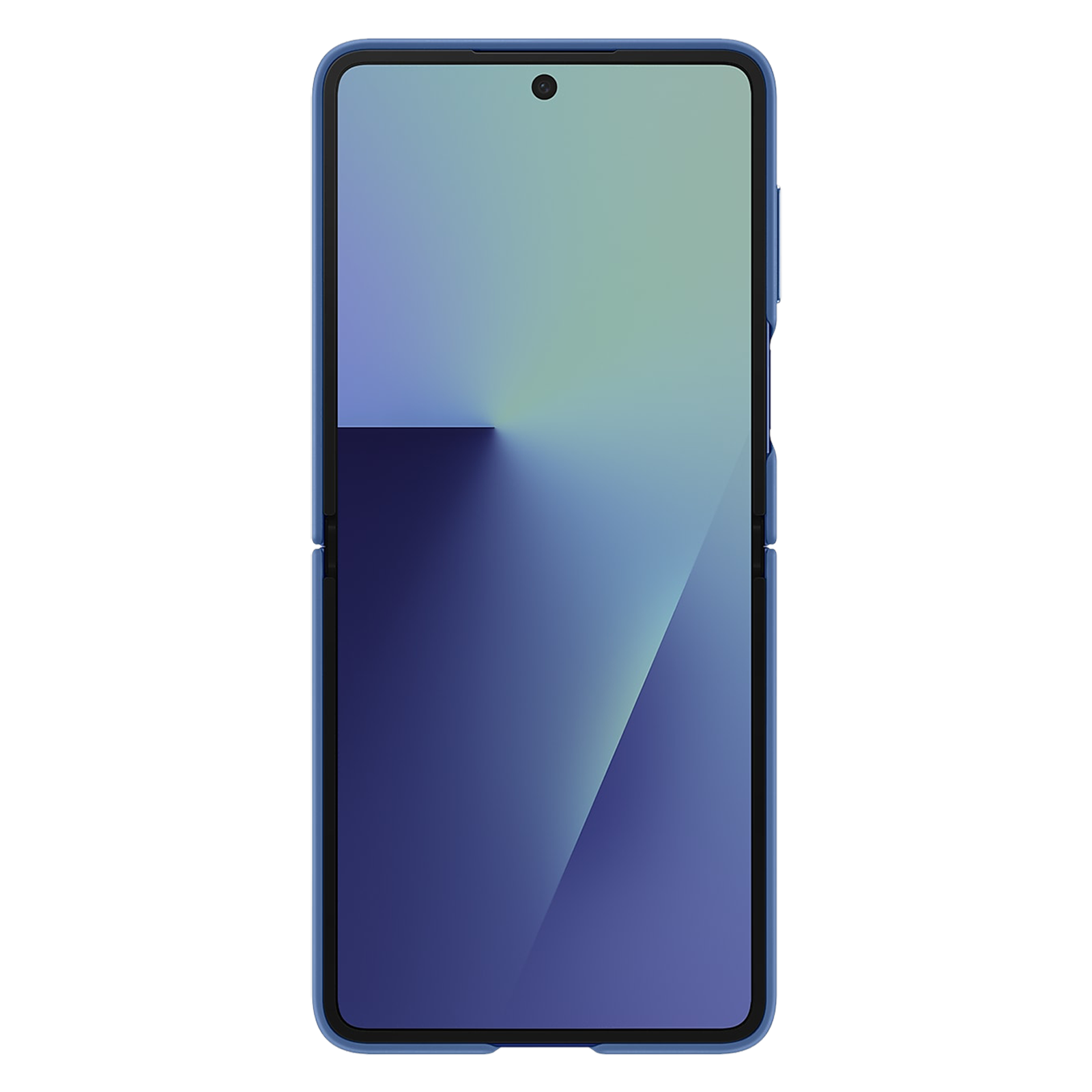 SAMSUNG Soft Silicone Back Cover for SAMSUNG Galaxy Z Flip7 (Built-in Ring, Blue) SAMSUNG Soft Silicone Back Cover for SAMSUNG Galaxy Z Flip7 (Built-in Ring, Blue)_2